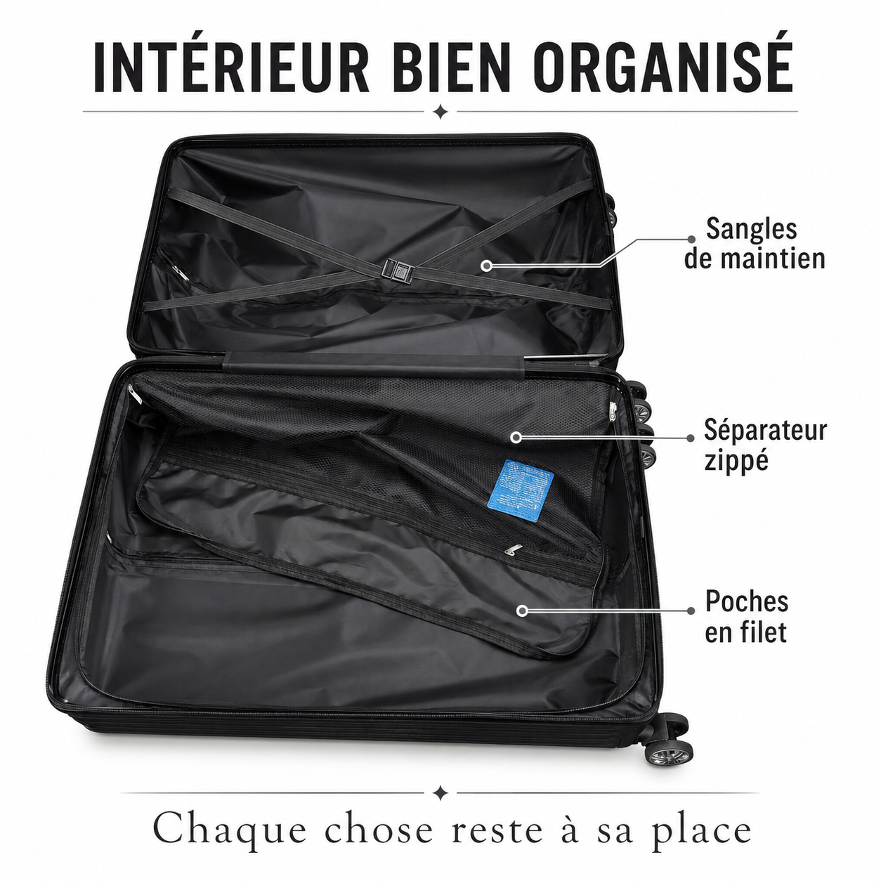Pack VORHA Atlas | Trio de valises 20, 24 et 28 pouces