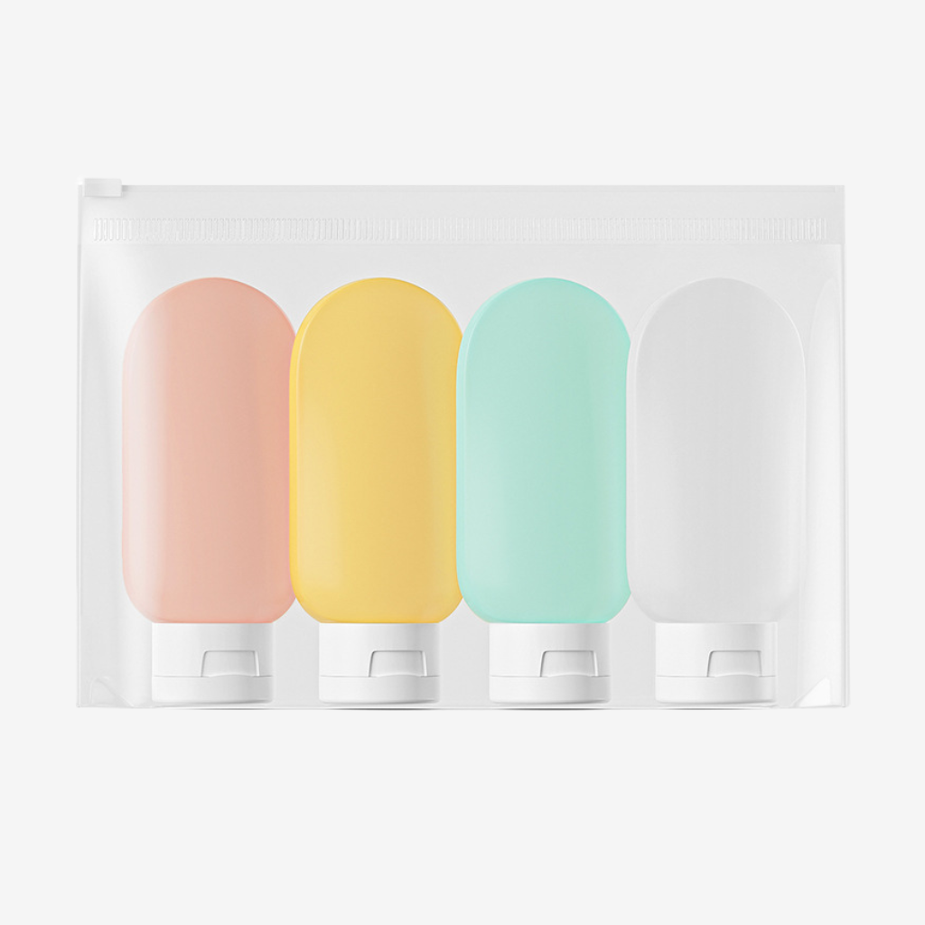 VORHA MINIX | Flacons rechargeables silicone (4 pièces)