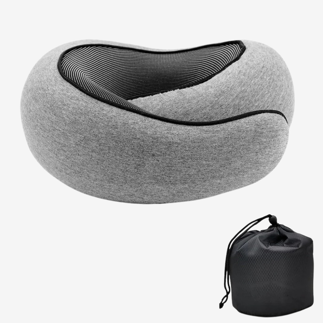 RELAXO – Ergonomic Travel Pillow (Memory Foam)