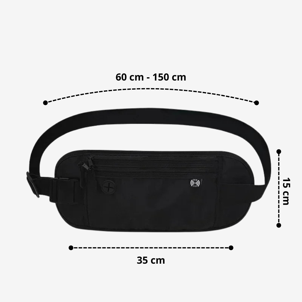 VORHA VIGIX | Sac banane anti-vol (format plat)