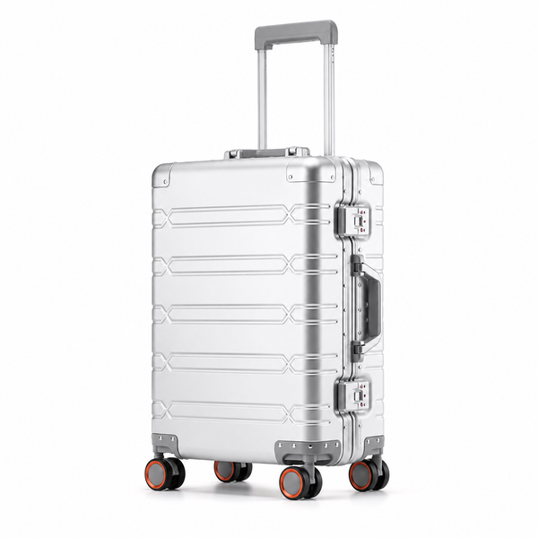 Valise Cabine Aluminium PRO Argent | Vorha
