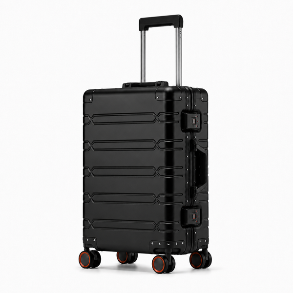 Valise Cabine Aluminium PRO Noir | Vorha