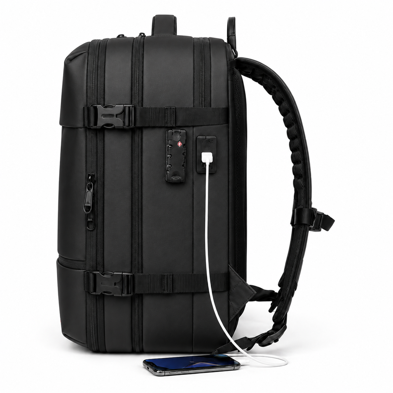Sac à dos cabine compression sous vide Noir | Vorha
