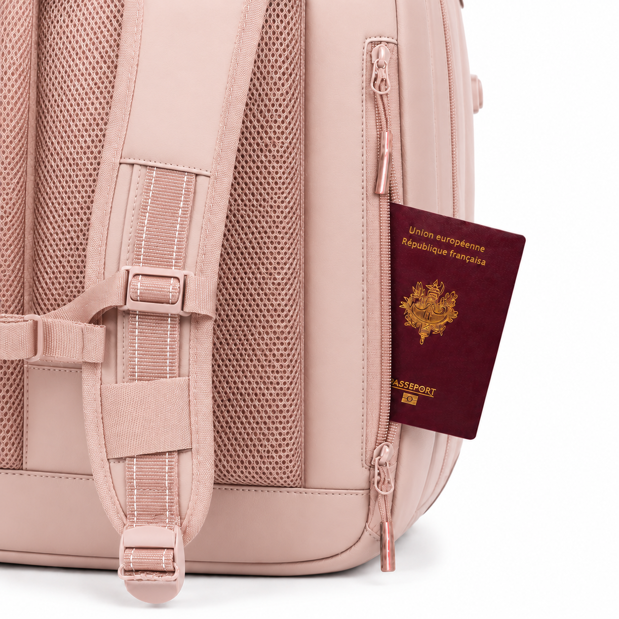 Sac à dos cabine compression sous vide Rose | Vorha