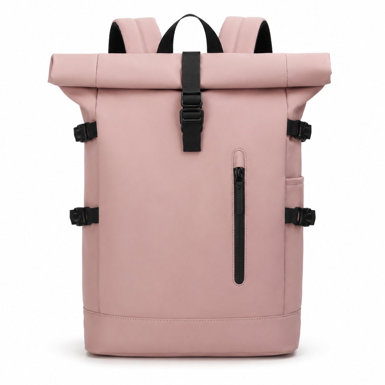 Sac à dos voyage roll-top bleu avec port USB | VORHA