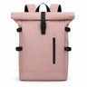 Pink Roll-Top Travel Backpack with USB Port | VORHA