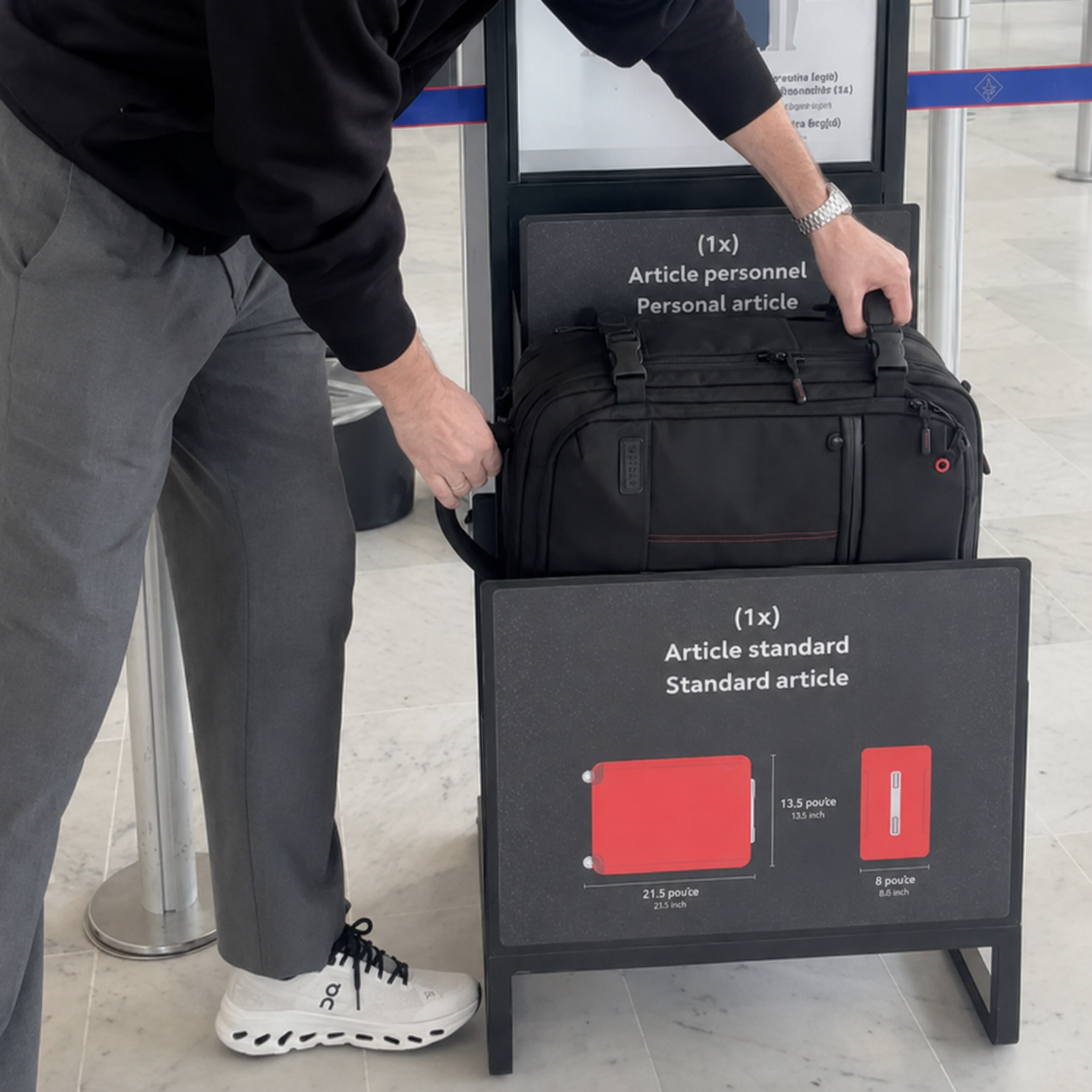 Sac à dos cabine compression sous vide | Vorha Original