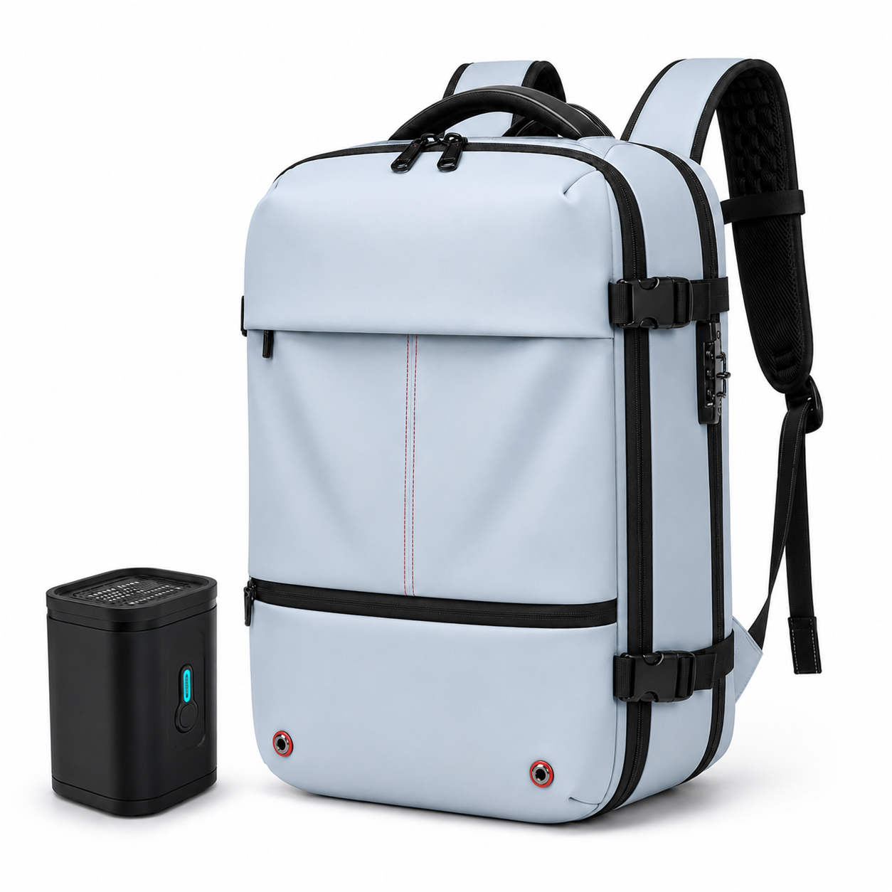 Sac à dos cabine compression sous vide Bleu clair | Vorha