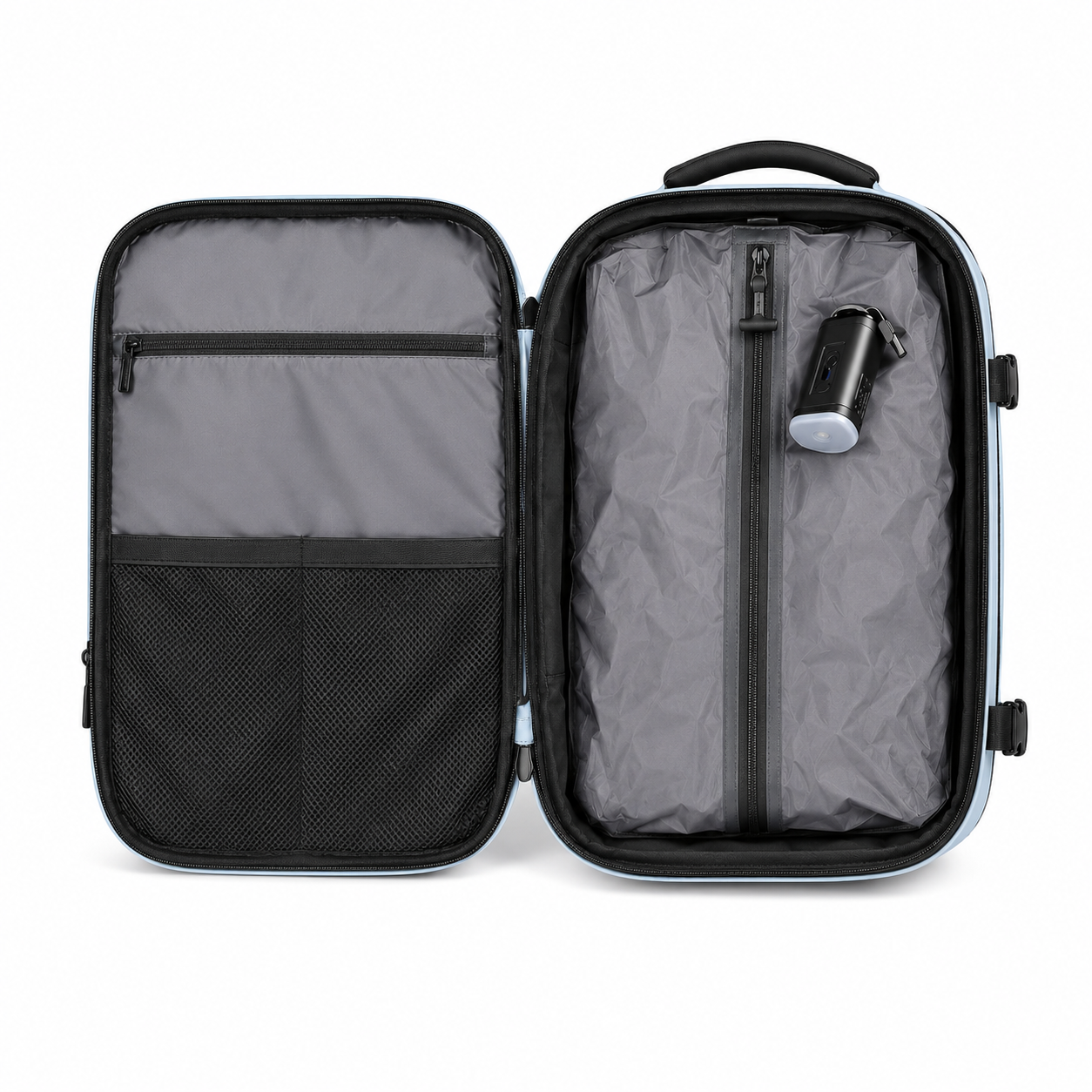 Sac à dos cabine compression sous vide Bleu clair | Vorha