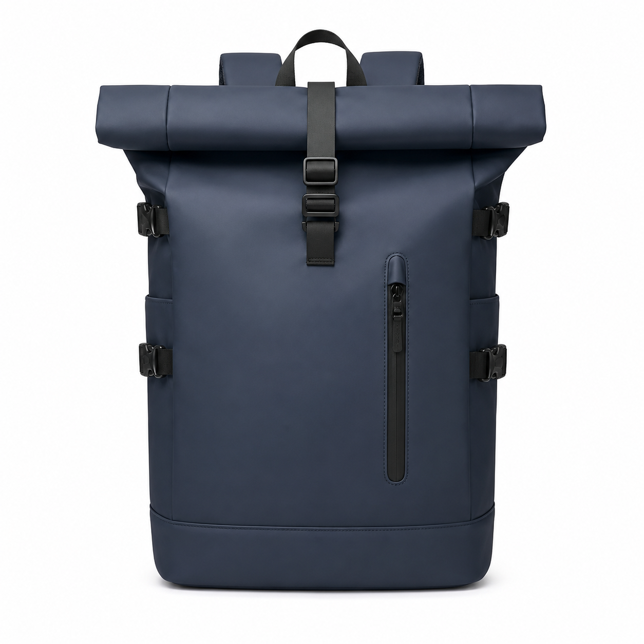 Sac à dos voyage roll-top bleu avec port USB | VORHA
