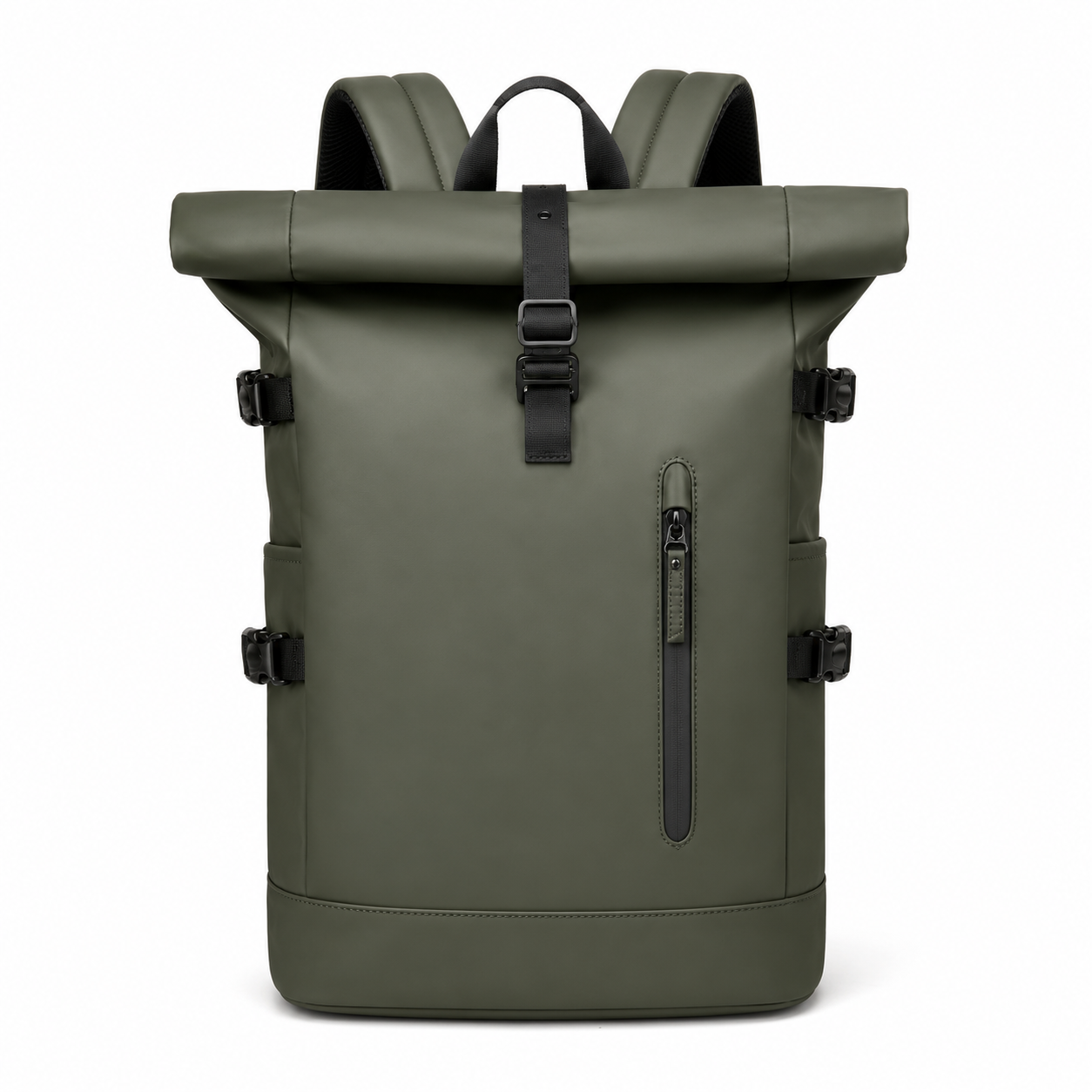 Sac à dos voyage roll-top bleu avec port USB | VORHA