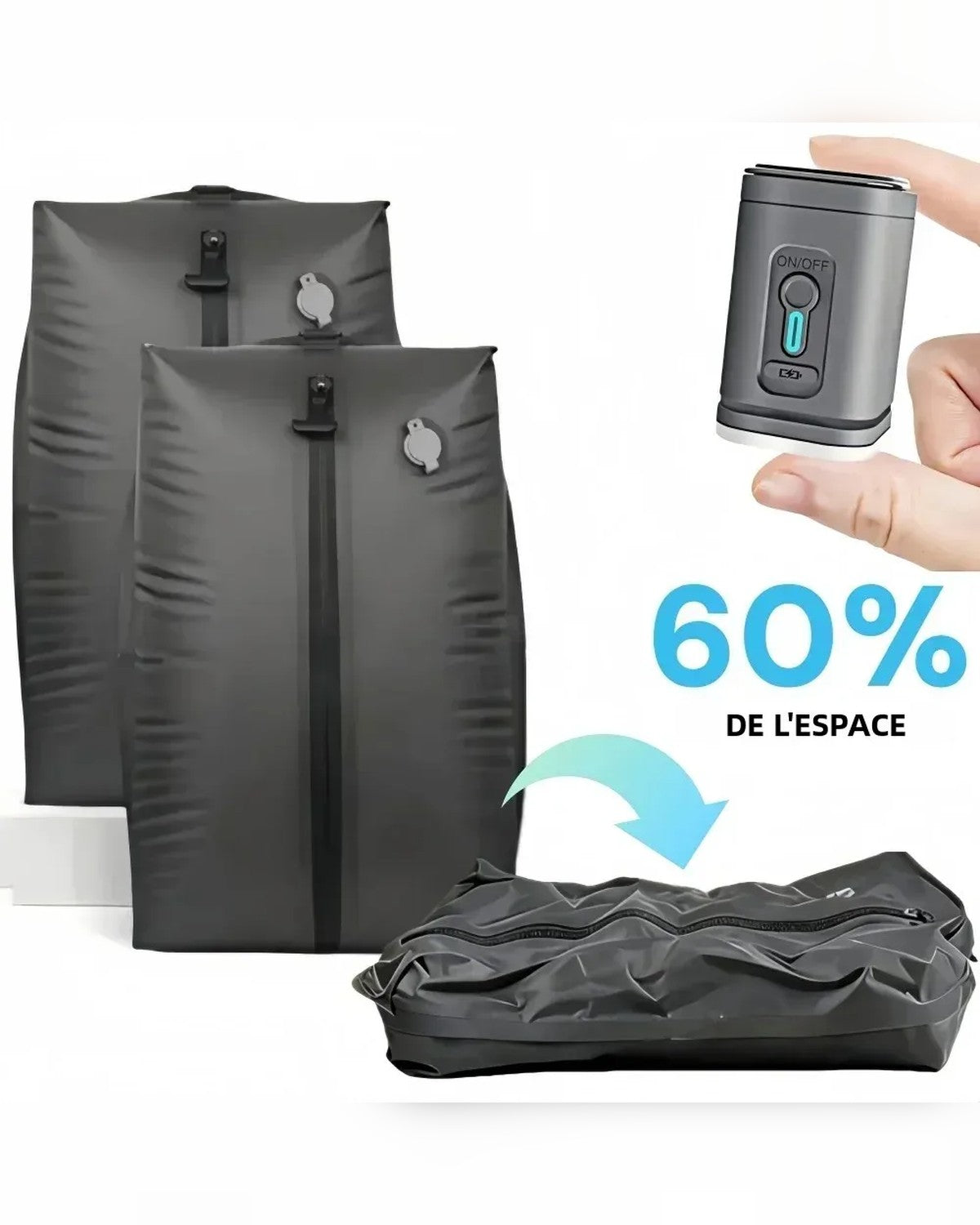 Gagnez jusqu’à 60 % de place