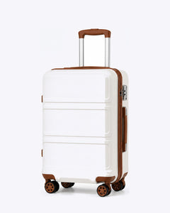 VORHA Nomade | Valise rigide ABS-PC 20, 24 ou 28 pouces – Blanc