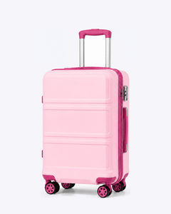 VORHA Nomade | Valise rigide ABS-PC 20, 24 ou 28 pouces – Rose bonbon