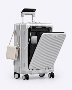 VORHA Orsay | Valise Polycarbonate & Aluminium – Argent