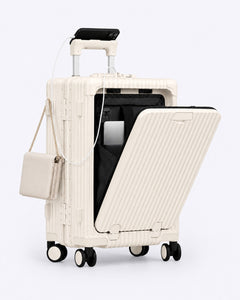 VORHA Orsay | Valise Polycarbonate & Aluminium – Blanc