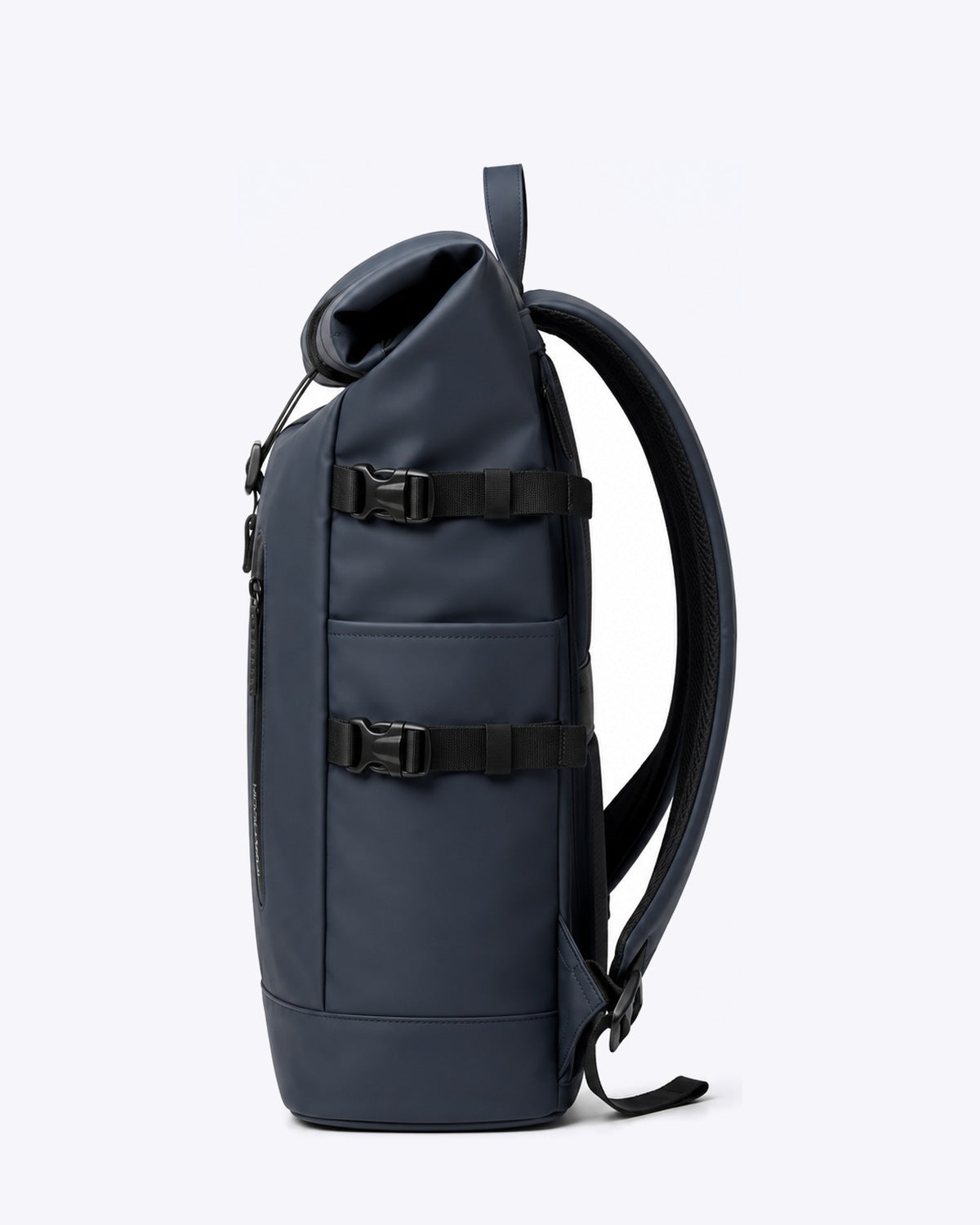 Sac à dos voyage roll-top bleu avec port USB